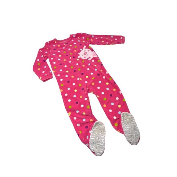 Little Girl's Valentine Dress & Pink Sleeper - Size 4T - Picture 4 of 8